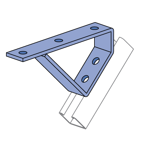 P1944 - 45° Stair Tread Support