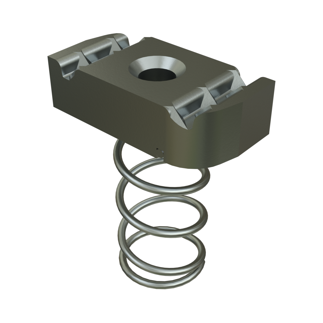 Unistrut A1008 - CHANNEL NUT W/SPRING (1-1/4