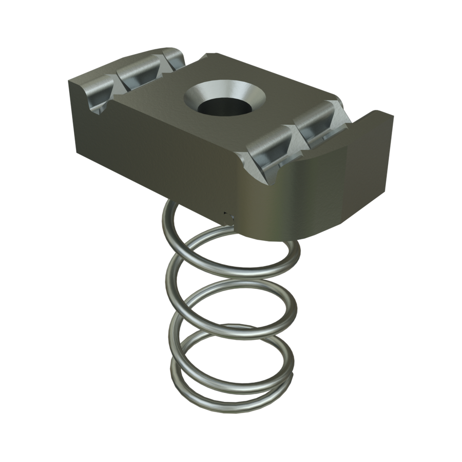 Unistrut A1007 CHANNEL NUT W/SPRING (11/4" SERIES)