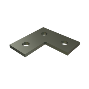 A1036 - 3 Hole Flat Plate Fitting (1-1/4" Series)