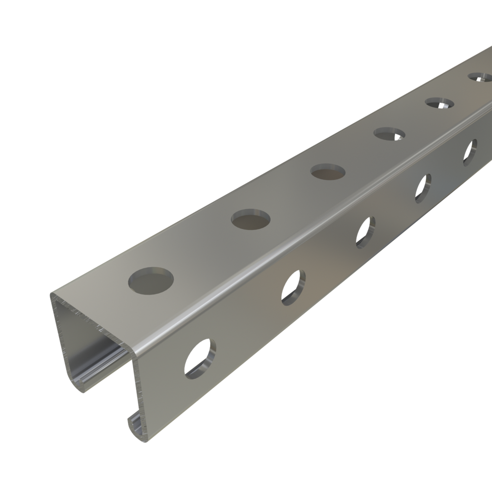 Rectangular Frame Strut Unistrut P1000H3 - 1-5/8