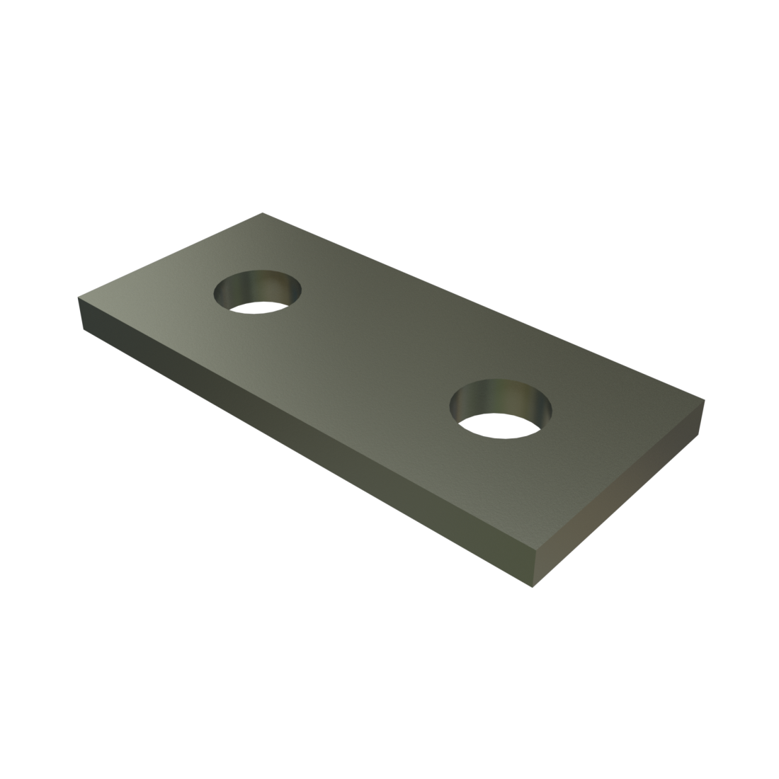 Unistrut P1065 - 2 Hole, Flat Plate Fitting