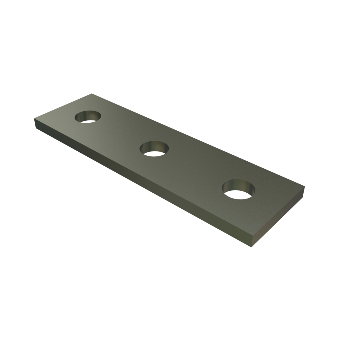 Unistrut P1066 - 3 Hole, Flat Plate Fitting