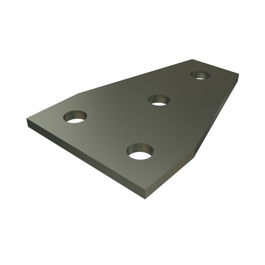 Unistrut P1358 - 4 Hole, Flat Plate Fitting
