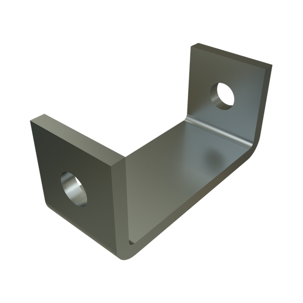 Unistrut P1363C 2 HOLE, "U" SHAPE FITTING (15/8" SERIES) 6" WIDTH