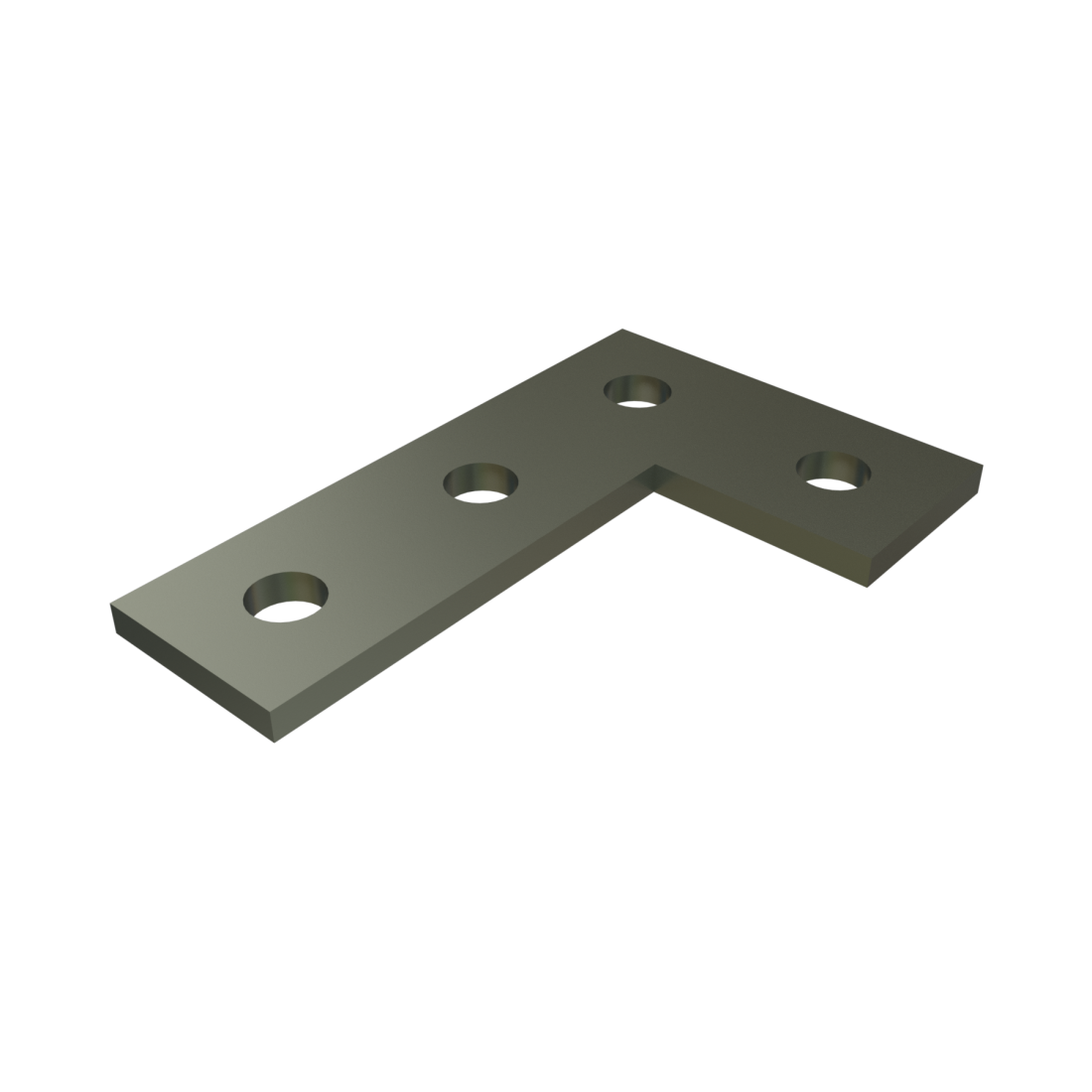Unistrut P1380A - 4 Hole, Flat Plate Fitting