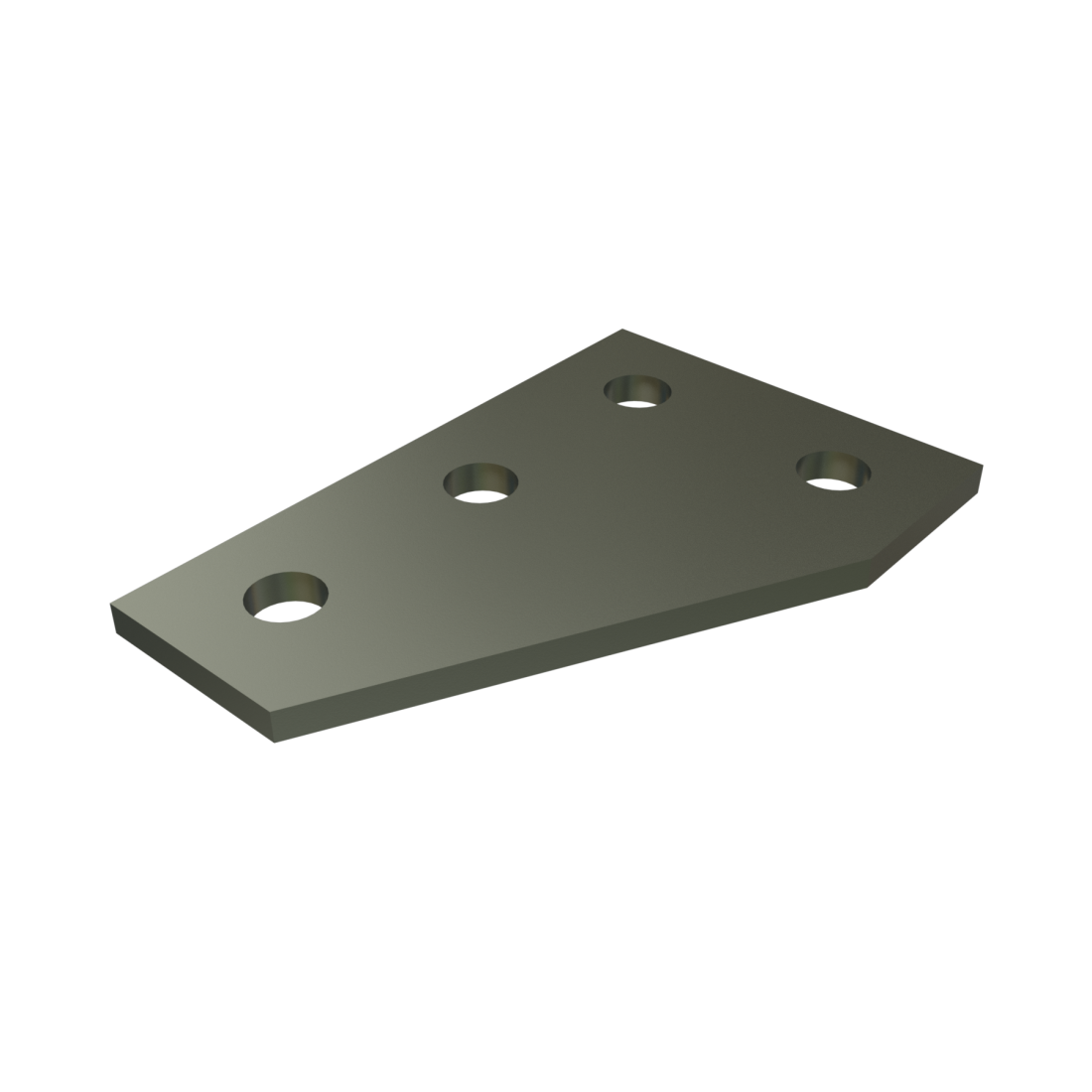 Unistrut P1380 - 4 Hole, Flat Plate Fitting