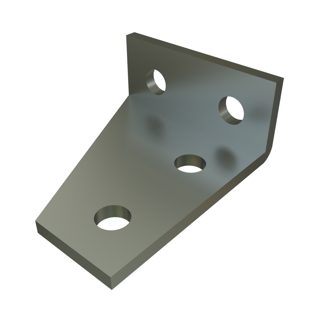 Unistrut P1381 - 4 Hole 90° Fitting, Right Hand