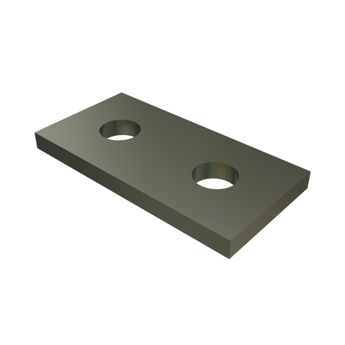 Unistrut P1924 - 2 Hole, Flat Plate Fitting