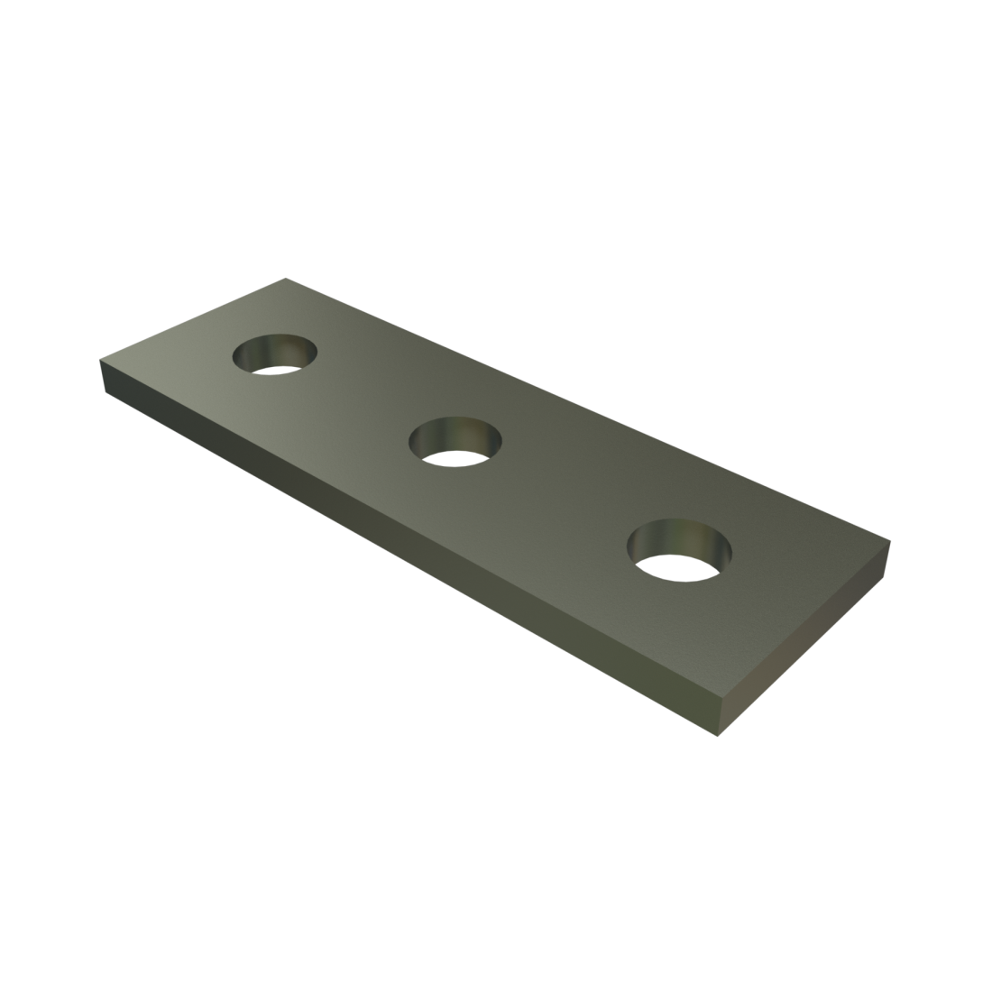 Unistrut P1925 - 3 Hole, Flat Plate Fitting