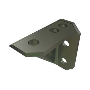 Unistrut P2484 - 7 Hole, 90° Gusseted Fitting
