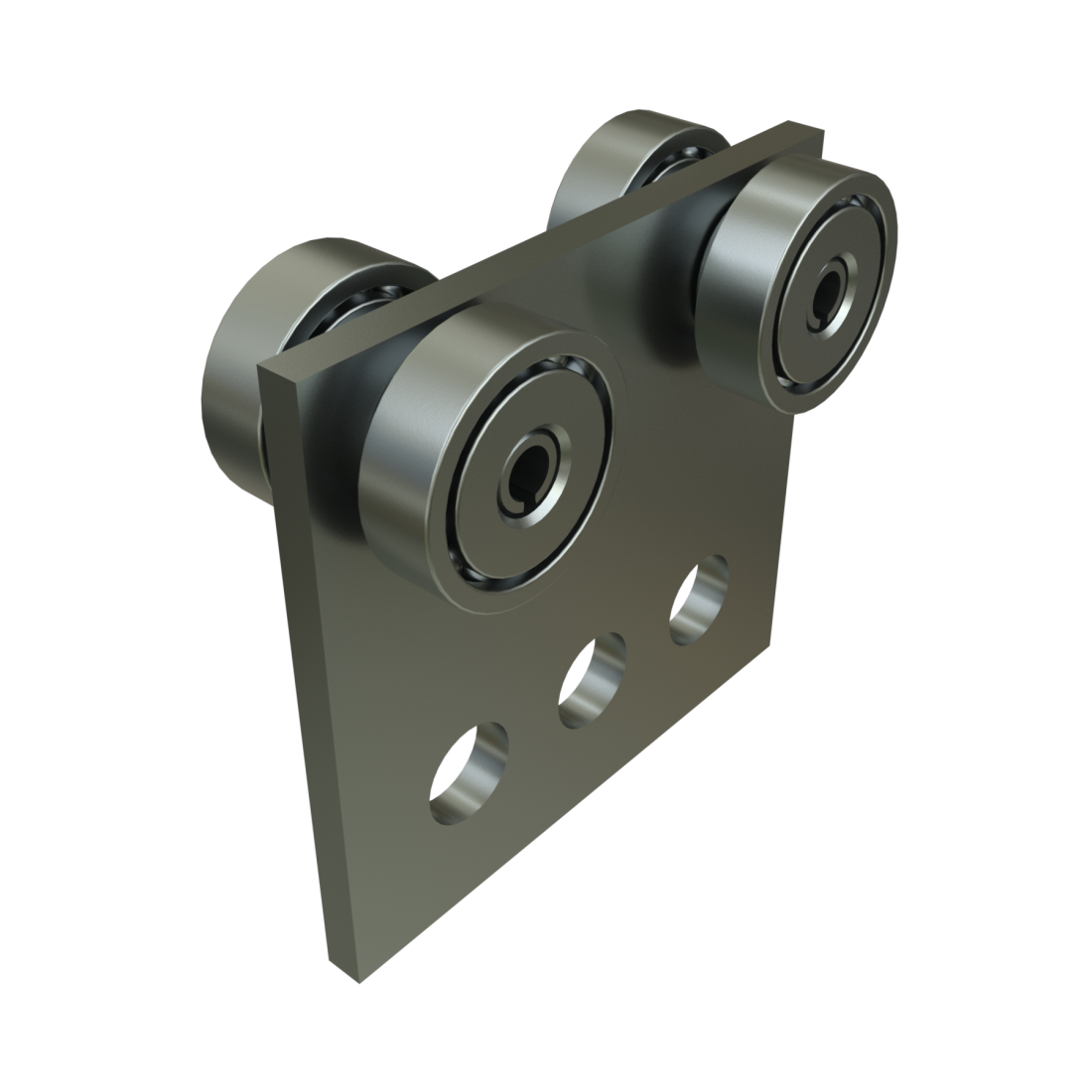 Unistrut Trolley (#4870) P2950 4 Wheel Trolley For Unistrut Channel