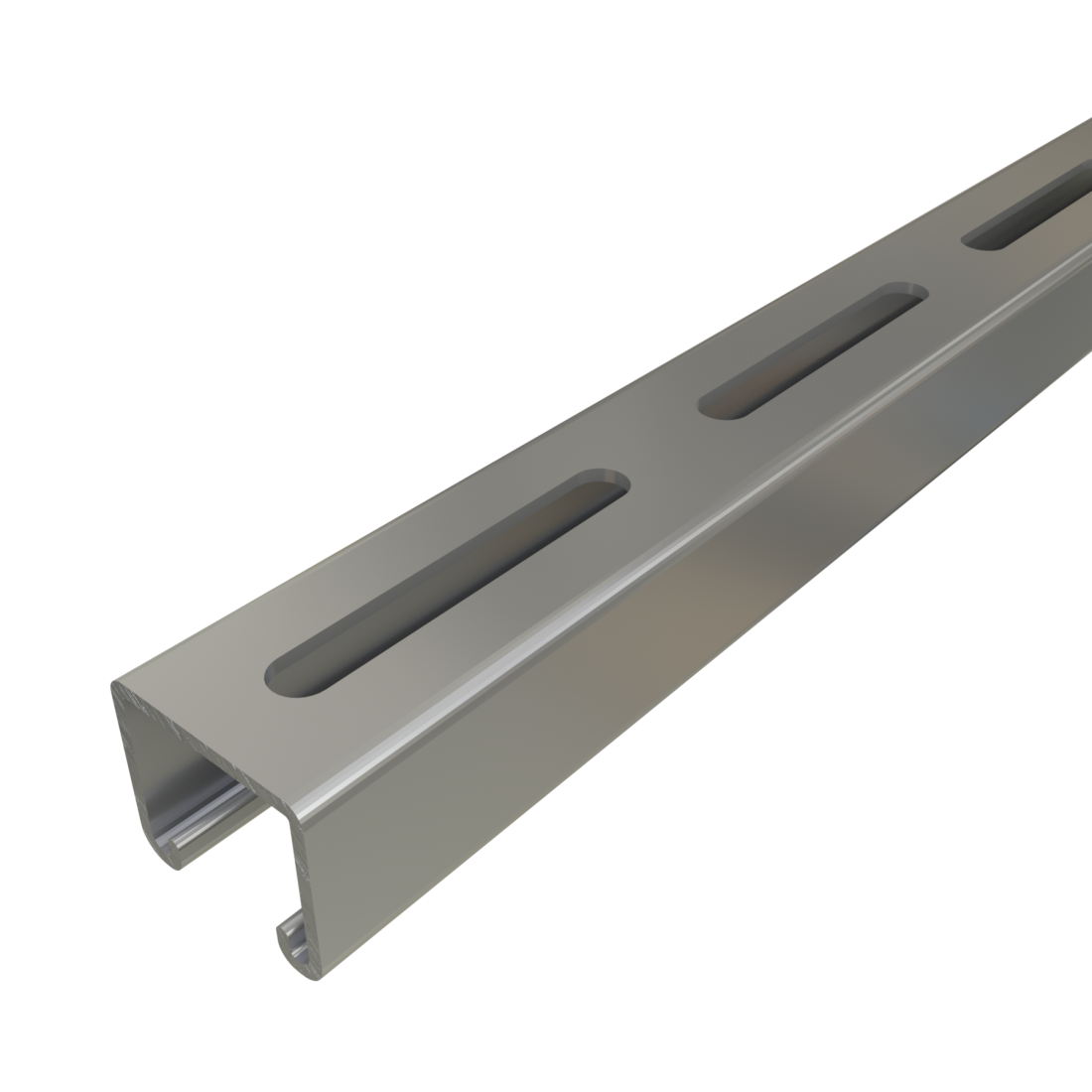 Unistrut P3000SL - 1-5/8" x 1-3/8", 12 Gauge Metal Framing Strut, Long Slots