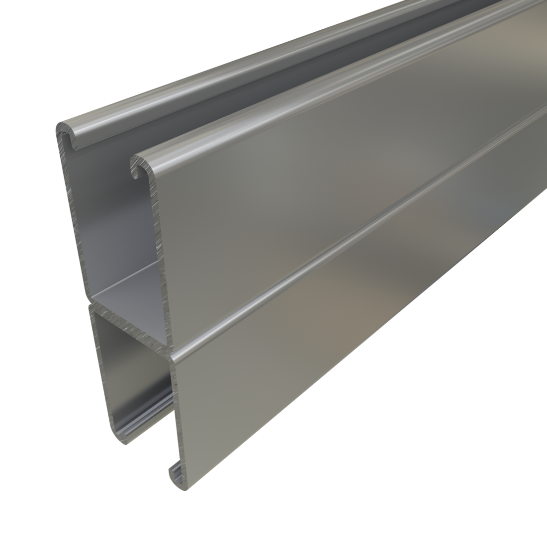 Unistrut P5501 - 1-5/8" x 4 7/8", 12 Gauge, Back-to-Back Metal Framing Strut, Solid