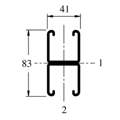 Unistrut P1001 - 1-5/8