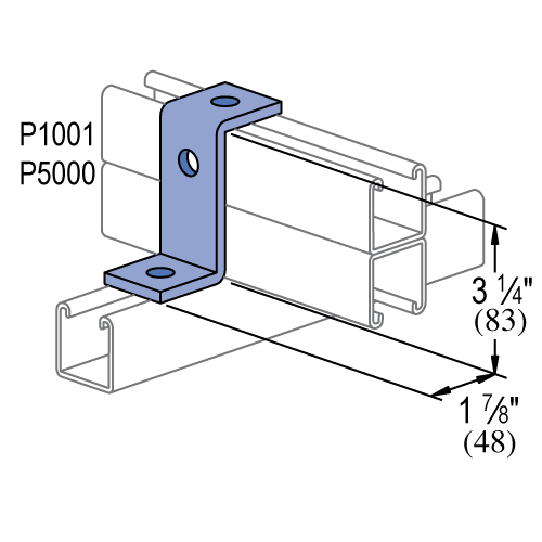 Unistrut P1453 - 3 Hole, Unistrut P1453 - 3 Hole,