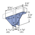 Unistrut P2348 - Wing Shape Fitting