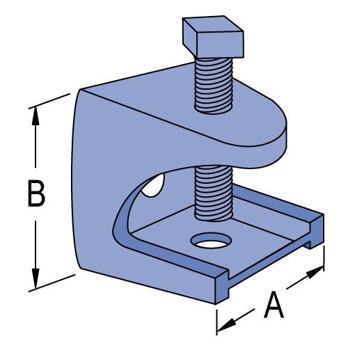 P2894 - Beam Clamp for 1/4" Rod