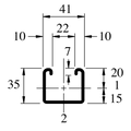 Unistrut P3000 - 1-5/8