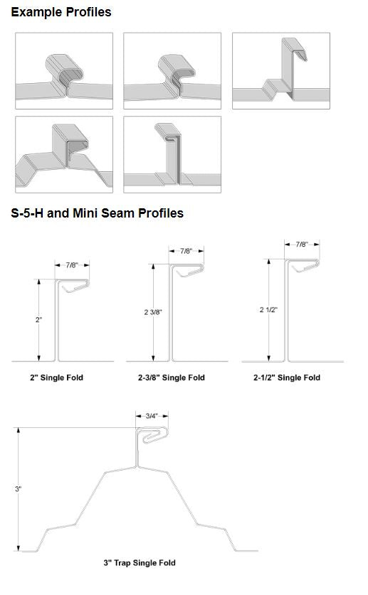 S-5! S-5-H Attachment Clamps for Horizontal Seam Metal Roofs